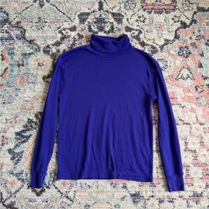 Vintage Purple Turtleneck Sweater